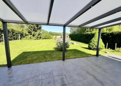 réalisation pergola personnalisée Vertu