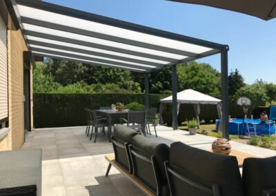 Aménagement de terrasse surperbe en belgique.