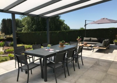 Réalisations Vertu® - les pergola en kit fabriquée en Belgique