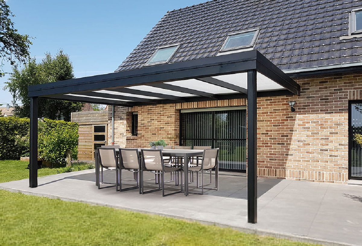 Aménagement d'une pergola sur une terrasse