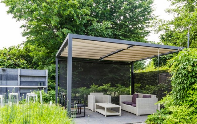 pergola fait en aluminium