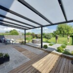 pergola en kit vertu sur une terrasse en belgique